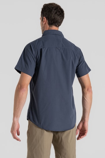 Craghoppers Blue Kiwi Short Sleeved Shirt
