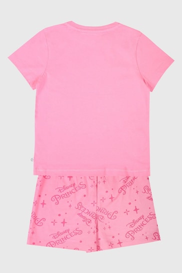 Brand Threads Pink Disney Princess Girls Short Pyjama Set