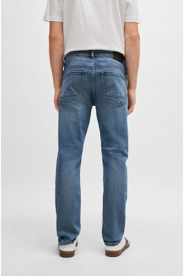 BOSS Blue Slim Fit Comfort Stretch Denim Jeans