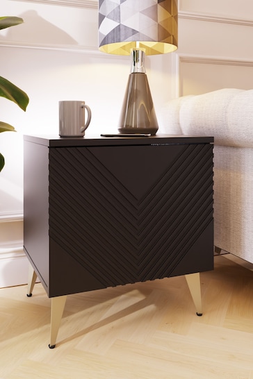 Frank Olsen Midnight Black AVA SMART Side Table