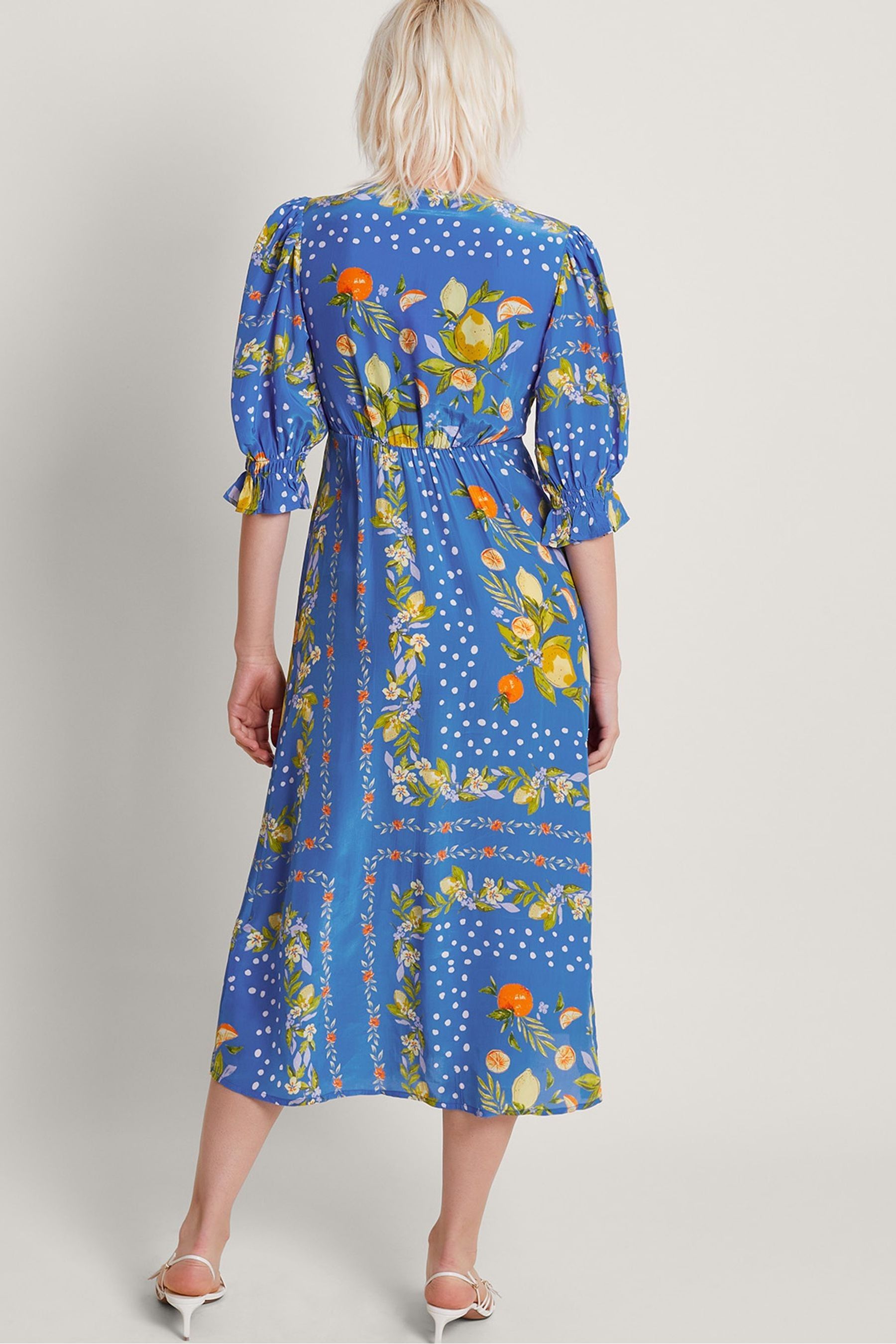 Buy Monsoon Blue Paloma Tea Dress from the Next UK online shop
