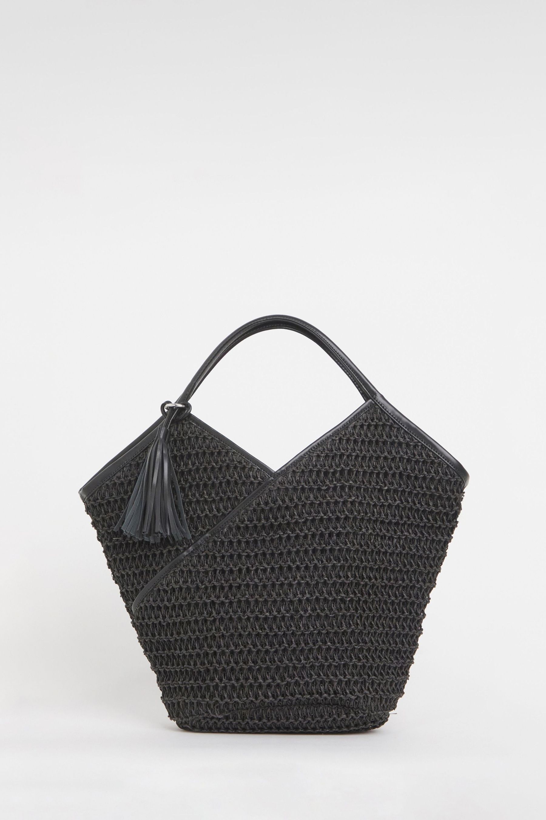Buy JD Williams Black Raffia Beach Tote Bag from the Next UK online shop