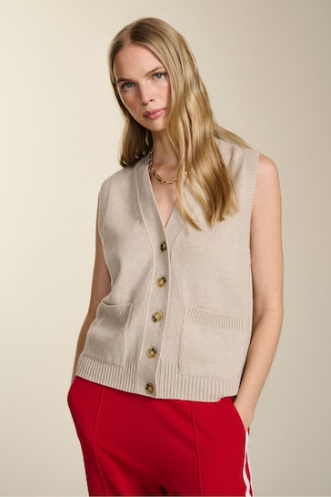 Baukjen Cream Anita Recycled Wool Vest