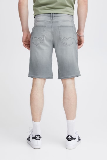 Blend Grey Stretch Denim Shorts