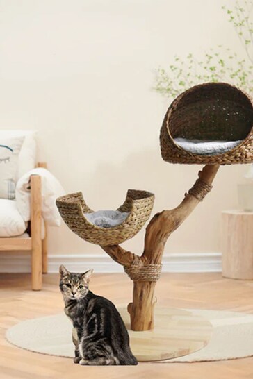 Lords and Labradors Grey Back to Nature Duo Cat Scratch Post