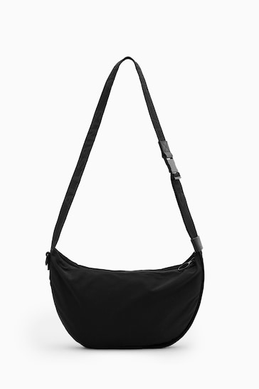 AllSaints Black Koy Cross-Body Bag