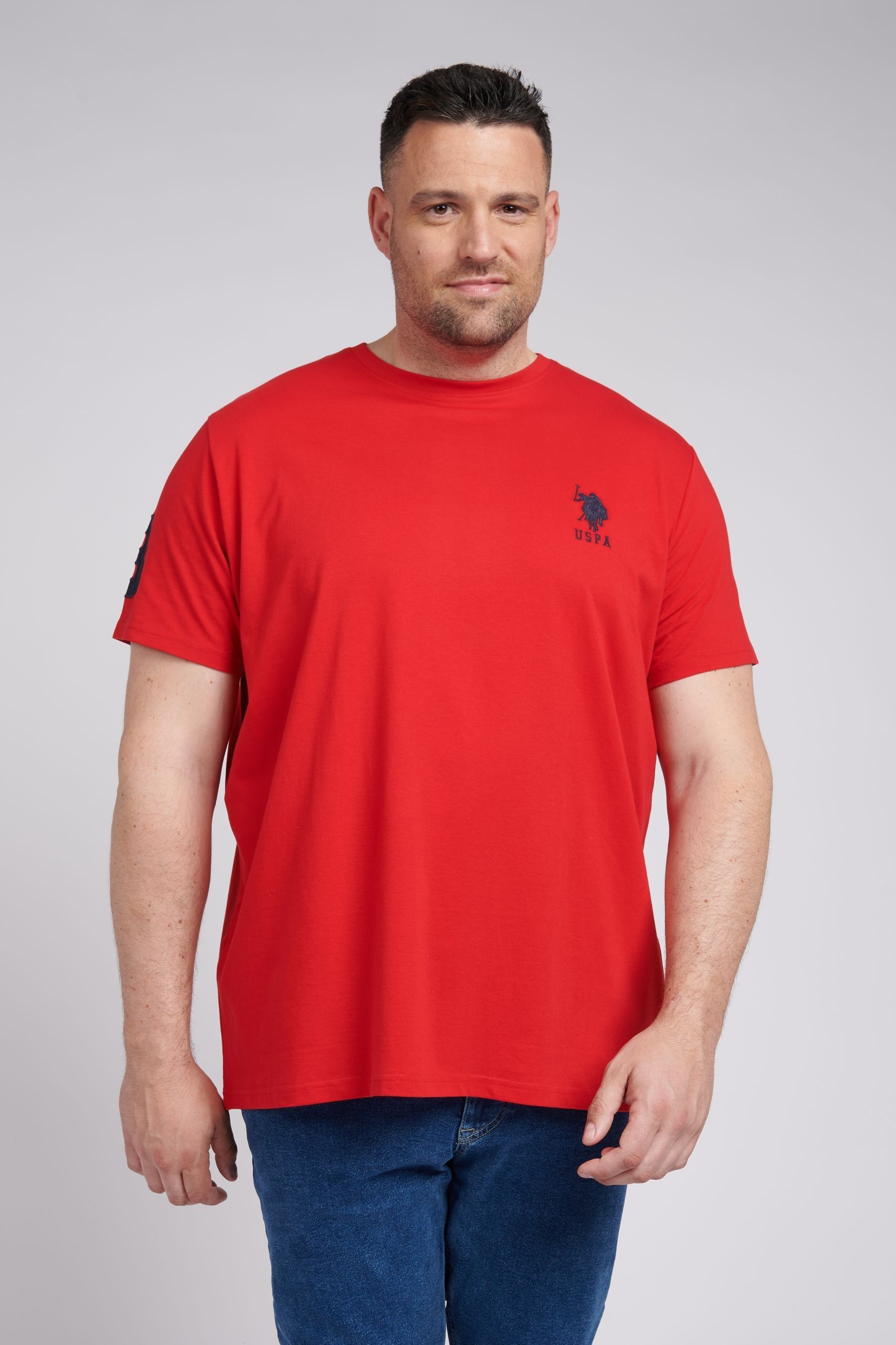 Us polo t shirt red on sale