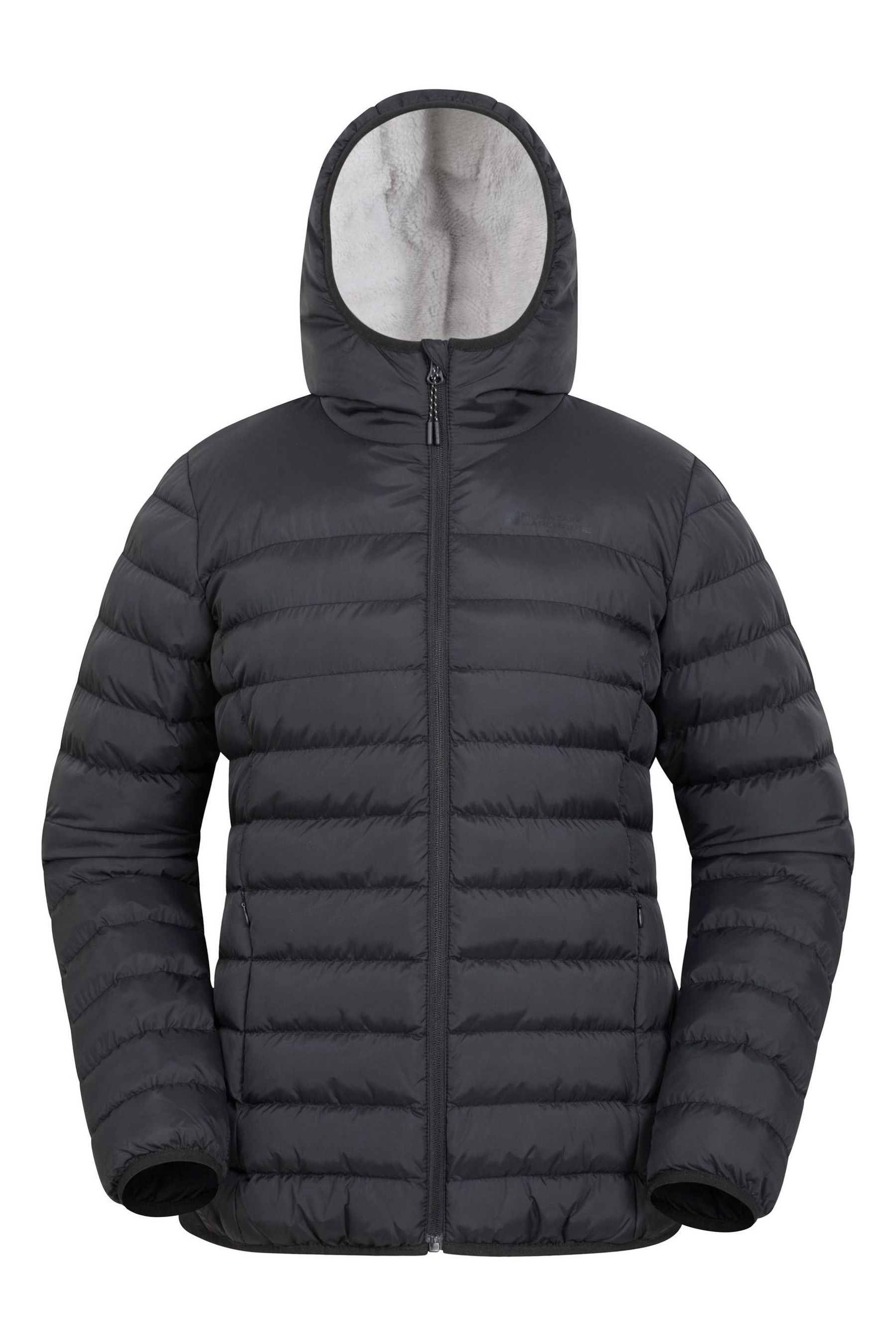 Fur lined padded coat outlet