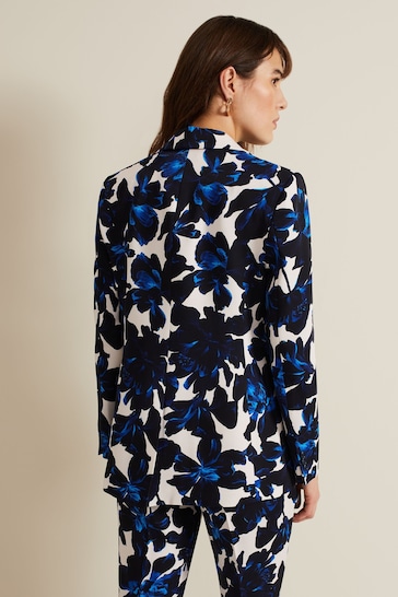 Phase Eight Blue Caddie Floral Suit: Jacket