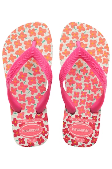 Havaianas Kids Pink Flores Sandals