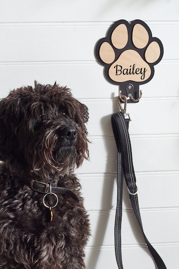 Personalised Dog Lead Hanger by Loveabode