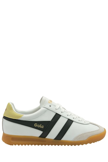 Gola Ivory White Ladies Tornado Lace-Up Trainers