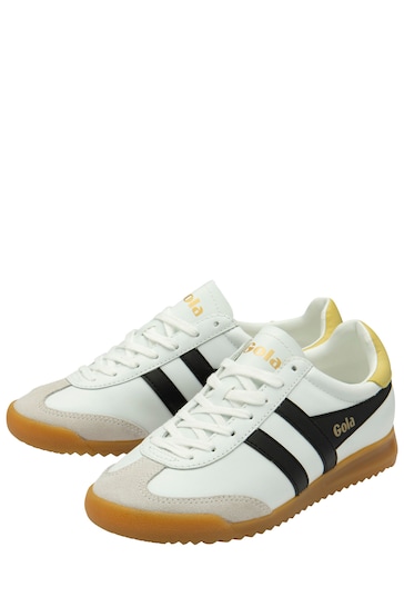 Gola Ivory White Ladies Tornado Lace-Up Trainers