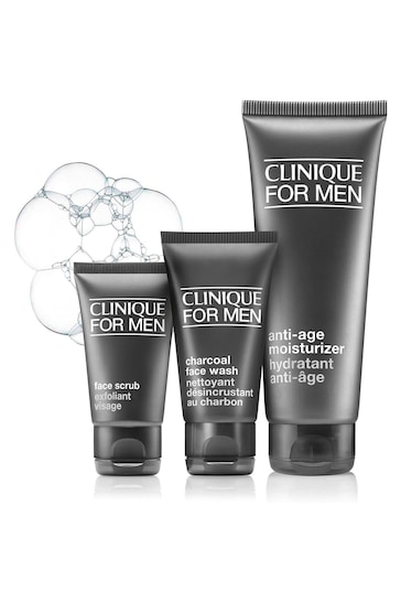 Clinique For Men Daily Age Repair: Skincare Gift Set (worth £51)