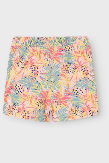 Name It Light Pink Elasticated Printed Shorts