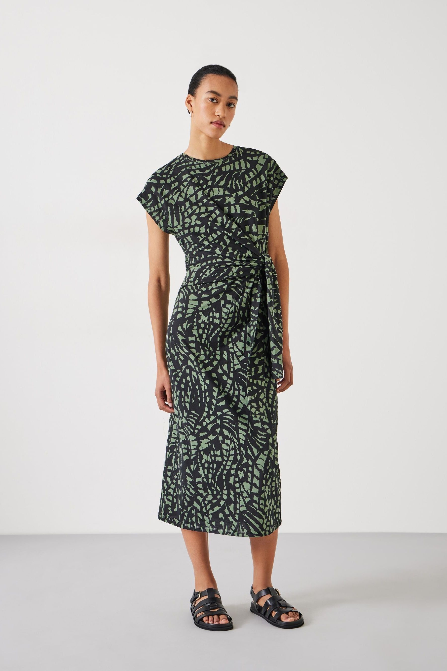 Buy Hush Grey 100 Cotton Trinny Jersey Midi Dress from the Next UK online shop