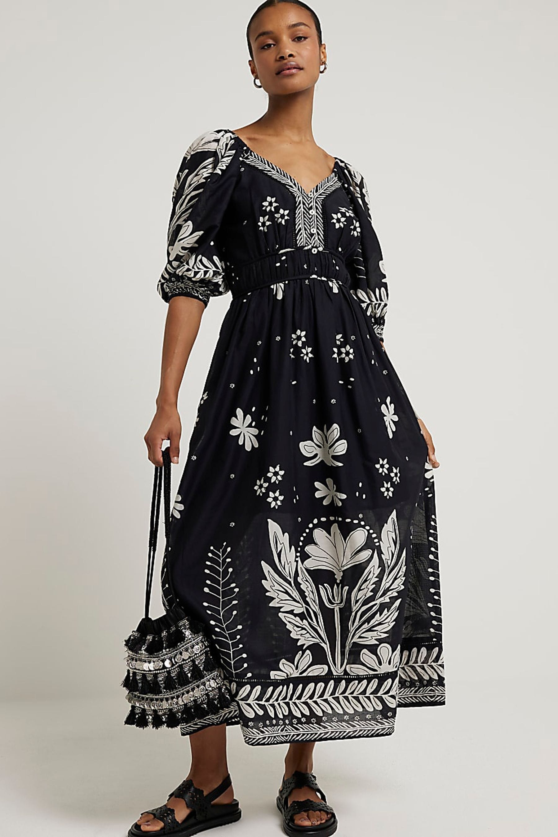 River island shop tea dress