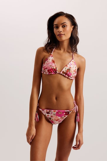 Ted Baker Pink Veneza Reversible Bikini Top