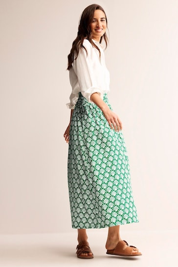Boden Green Petite Rosaline Jersey Skirt
