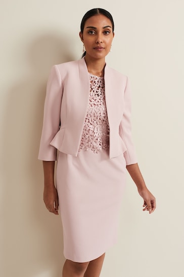 Phase Eight Pink Petite Daisy Jacket