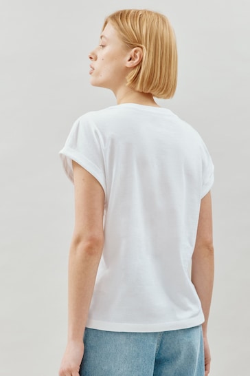 Albaray Roll Back White T-Shirt