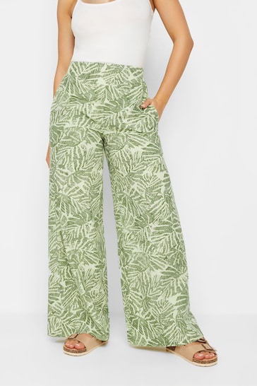 PixieGirl Petite Green Wide Leg Trousers