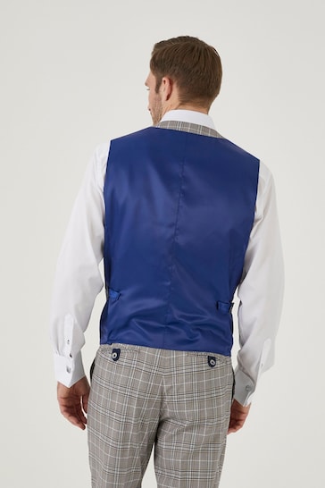 Skopes Natural Whittington Check Suit: Waistcoat