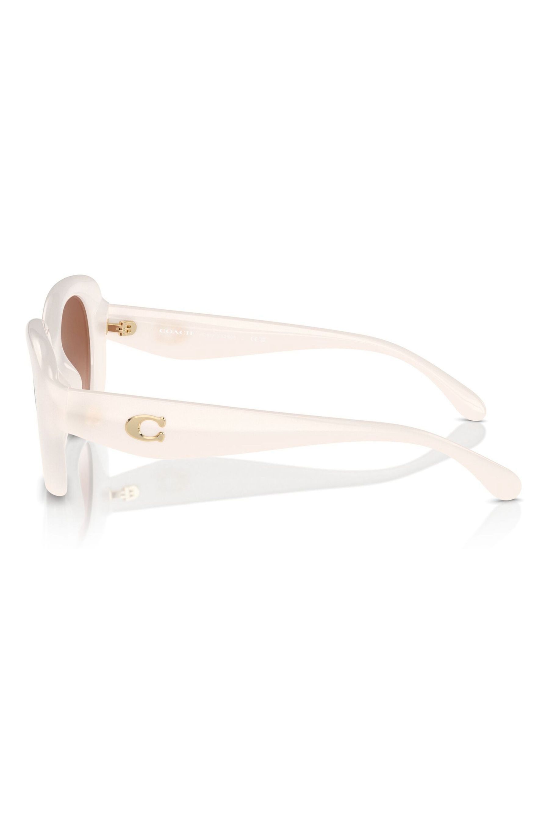 Coach white sunglasses cheap