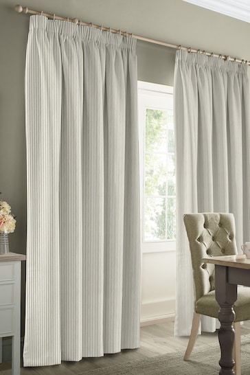 Sophie Allport Natural Stamford Stripe Made to Measure Curtains