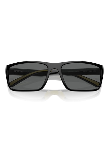 Ferrari Scuderia Fz6003U Rectangle Black Sunglasses