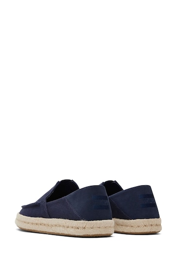 Toms Blue Alonso Rope Loafers