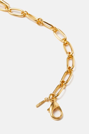 Jigsaw Trombone Link Chain Necklace