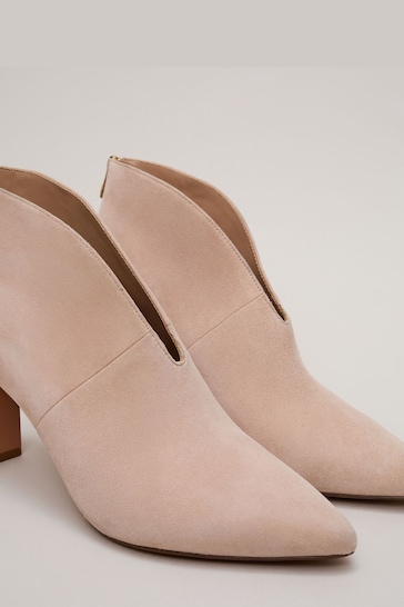 Phase Eight Cream Cut out Shoe Boots