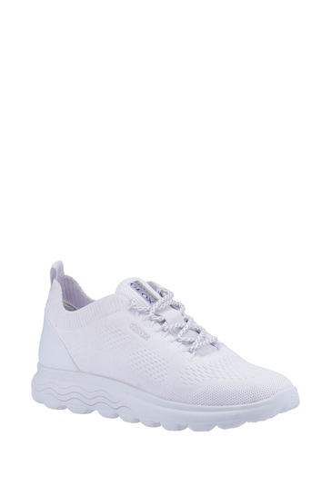 Geox D Spherica A White Trainers