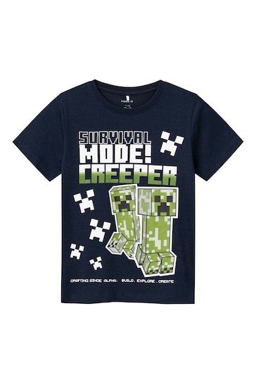 Name It Blue Minecraft  T-Shirt