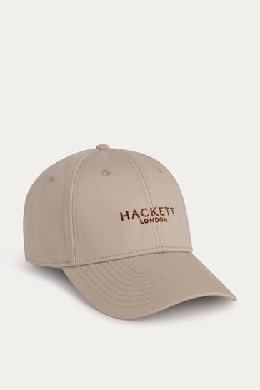 Hackett London Men Cream Casual Hat