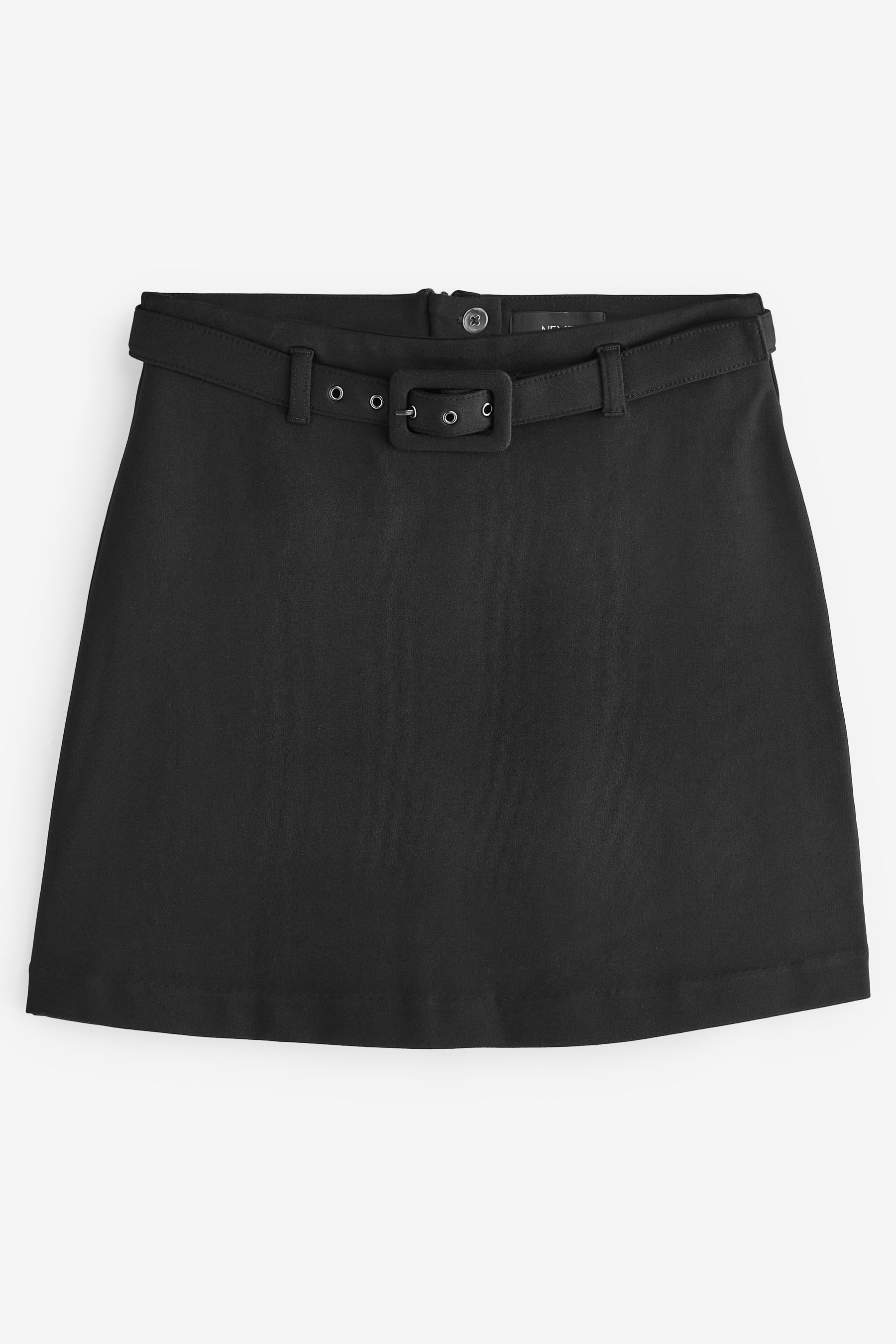 Buy Black Mini Belted Ponte Skirt from the Next UK online shop