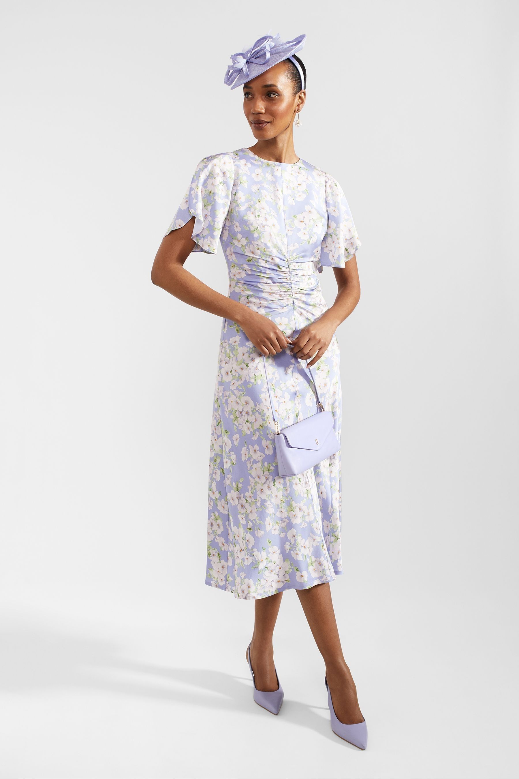 Hobbs Lilac Purple Vita Dress
