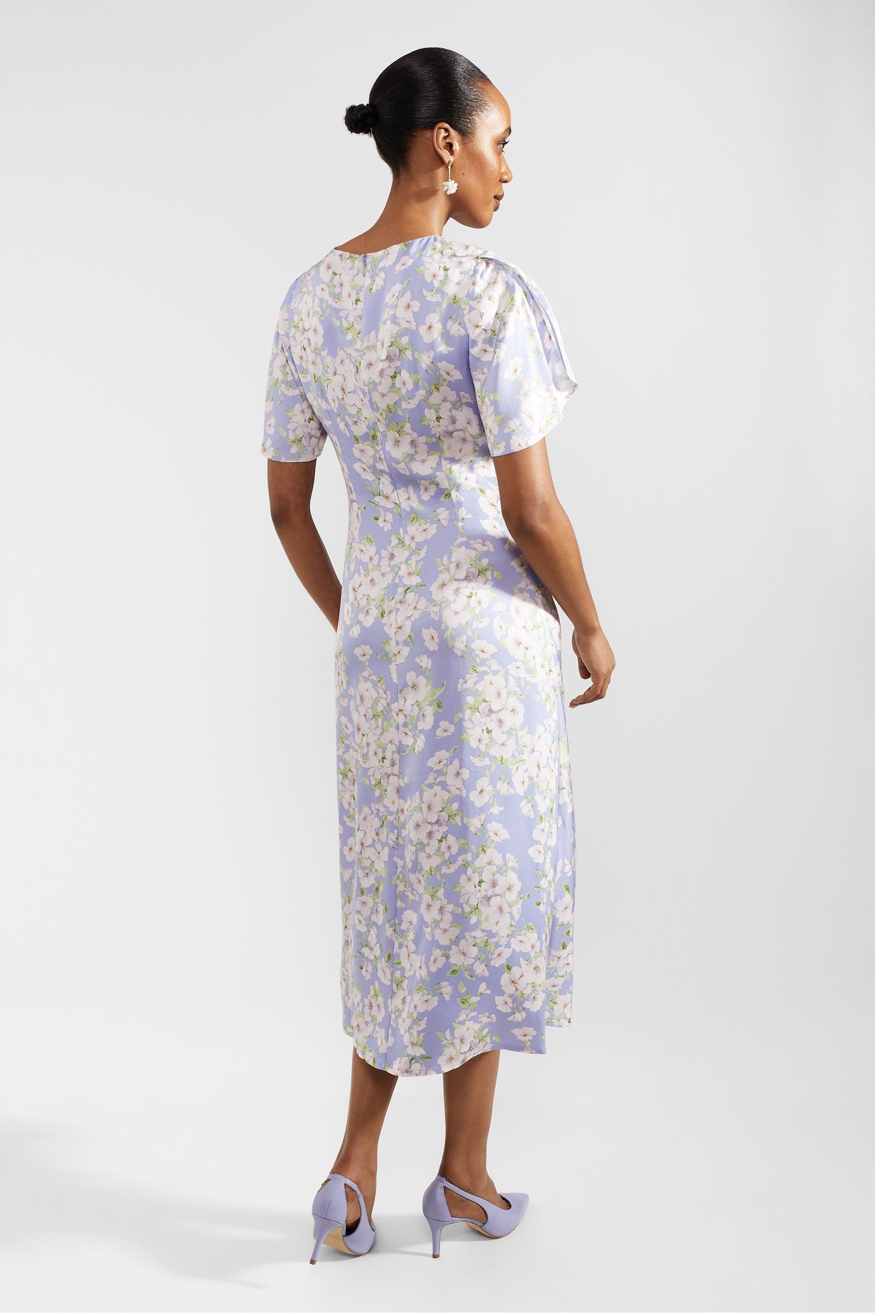 Hobbs lilac dress new arrivals