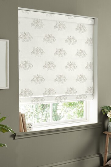Sophie Allport Sage Green Vector Strawberry Made to Measure Roman Blinds