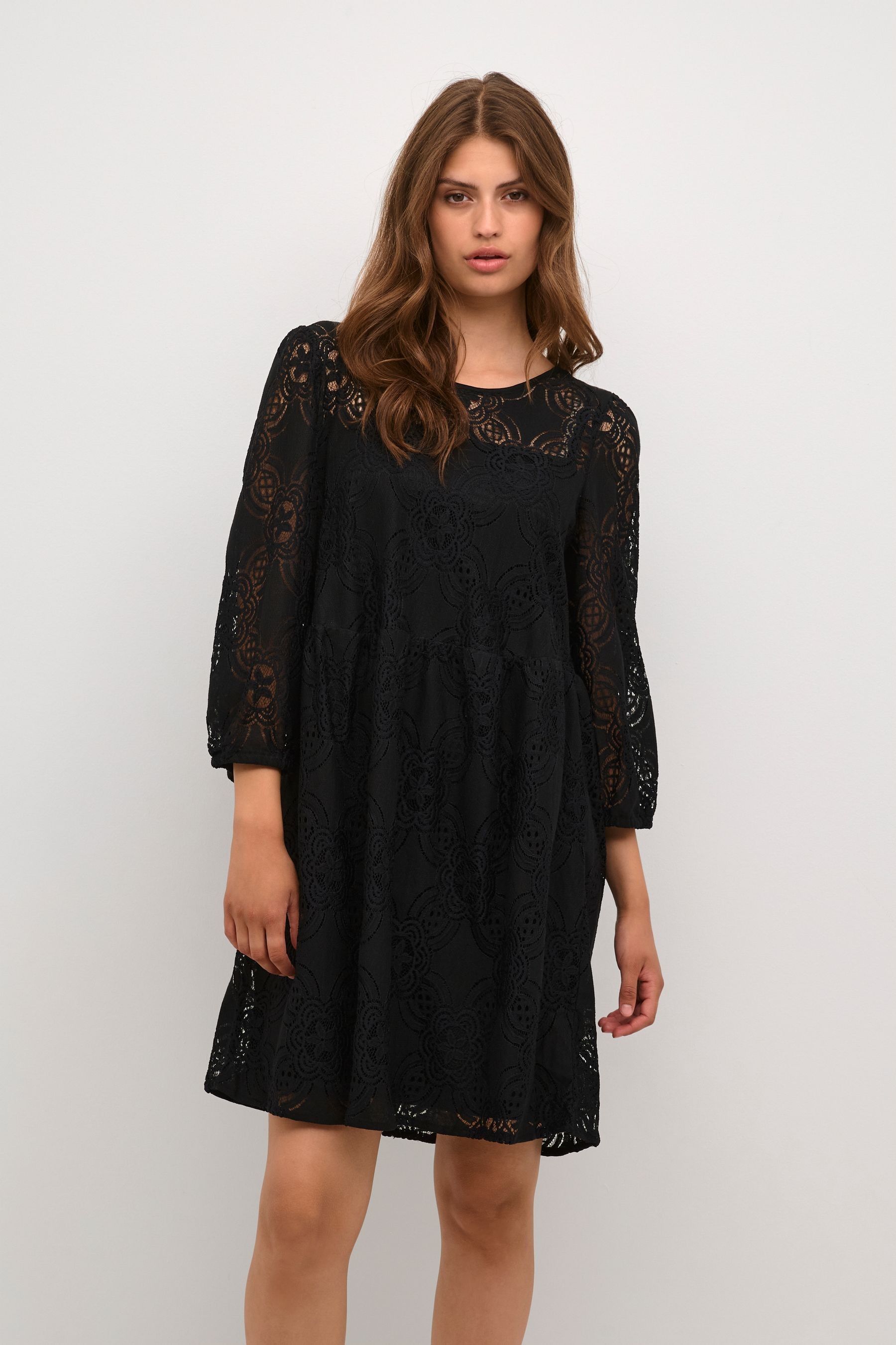 Black above knee dress outlet