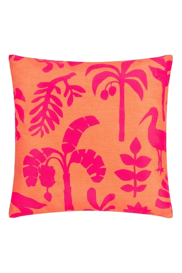 Furn Coral Pink Marula Tropical Outdoor Cushion