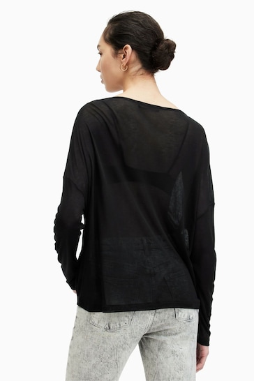 AllSaints Black Rita Francesco T-Shirt