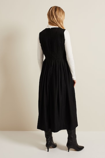 Phase Eight Nala Bodice Black Mini Dress