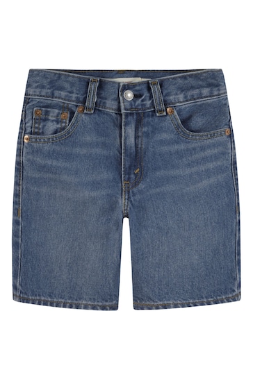 Levi's® Blue Relaxed Fit Skater Shorts