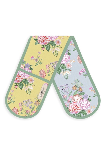 Cath Kidston Yellow Floral Fields Double Oven Glove