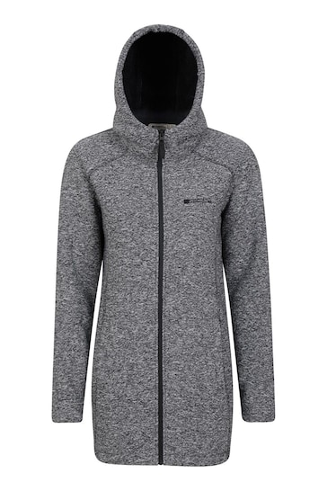 Mountain Warehouse Grey Nevis Longline Fleece Jacket