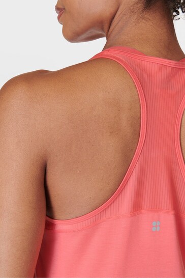 Buy Sweaty Betty Coral Pink Breathe Easy Run Vest from the Next UK 