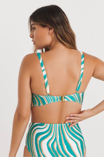 Simply Be Green Magisculpt Twist Front Wired Bikini Top