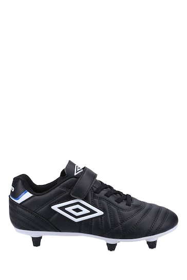 Umbro Black Speciali Liga Soft Ground Jnr Football Boots